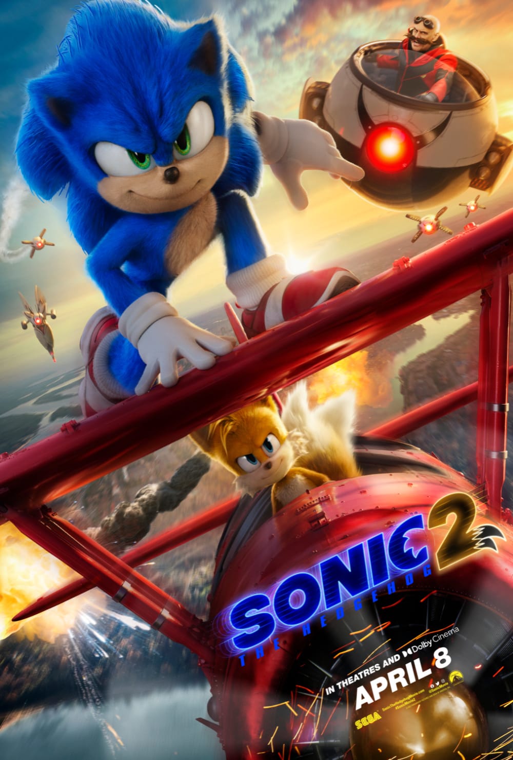 SONIC THE HEDGEHOG 2 IS IN THEATRES APRIL 8, 2022