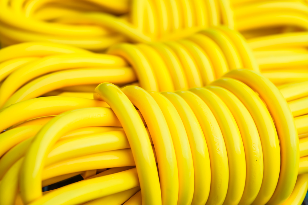 yellow extension cord