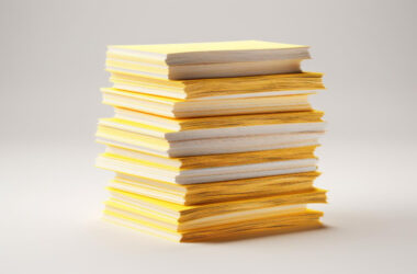 Stack of legal pads