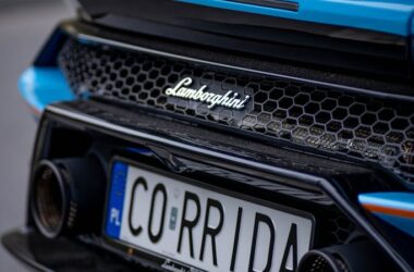 Exhaust Pipes of a Lamborghini Sportscar